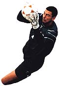 Goalkeeper Letizi was not often tested, but was always in the right place when he was needed.