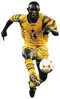 Ghana's talented midfielder Hagan Ebenzer.