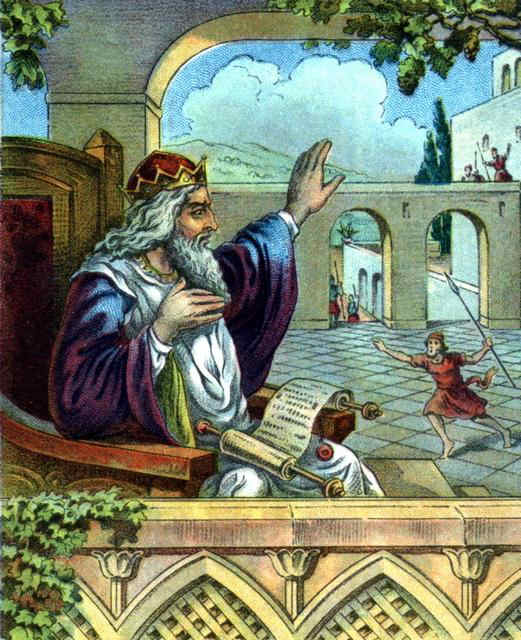 Bible Maps & Paintings 성경관련 지도.명화.클립아트 And he took three darts in his